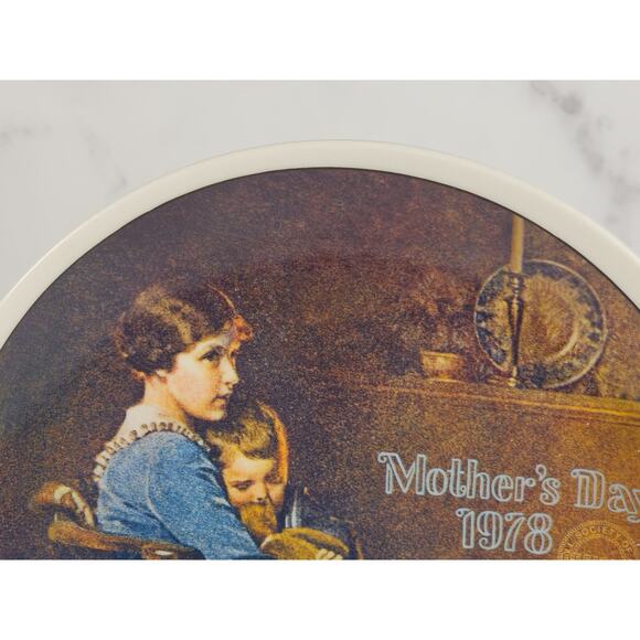 Bedtime Plate Wall Decor 1978 Fine China 8 1/2" Mother's Day Home Decor Vintage - Picture 4 of 12